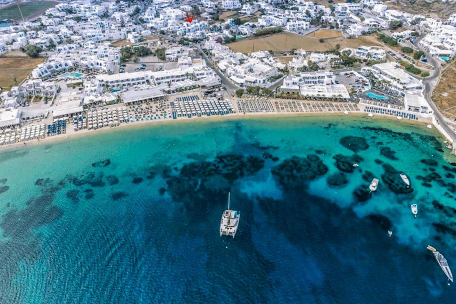 Cyclades Blue Aparthotel Ornos  Luaran gambar